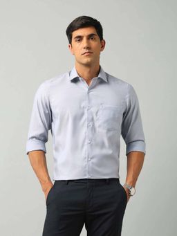 Arrow - Solid Grey Full Sleeves Collar Neck Shirt