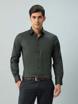 Arrow - Floral Green Full Sleeves Collar Neck Shirt