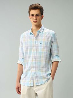 Arrow Sports - Checks Multi-Color Full Sleeves Collar Neck Shirt