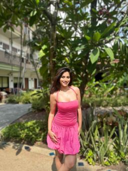 MISS MOSA BY AKANKSHA - Women Pink Solid Mini Dress