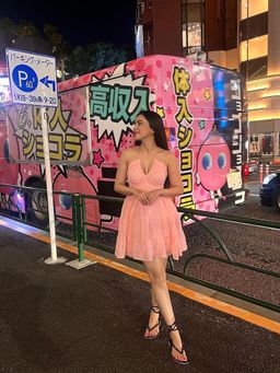 MISS MOSA BY AKANKSHA - Women Peach Solid Mini Dress