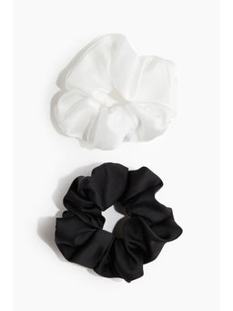 H&M - Women White 2-Pack Scrunchies