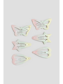 H&M - Girls Multi-Color 6-Pack Hair Clips