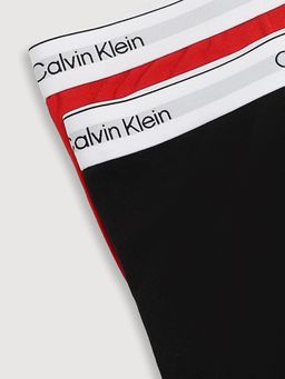 Calvin Klein - Men Multi-Color Solid Mid Rise Trunks (Pack of 2)