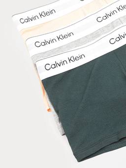 Calvin Klein - Men Multi Color Solid Mid Rise Trunks (Pack of 3)