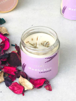 JASMEY HOMES - Pure Soy Scented Candle-Lavender
