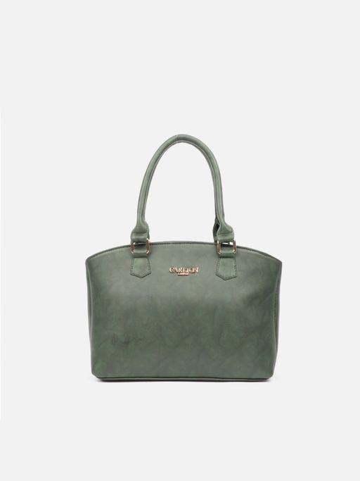 Carlton London Metallic Grey Handbags Buy Carlton London Green