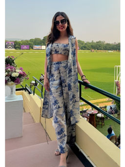 House of Fett - Adele Crop Top - Blue