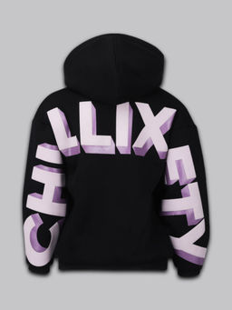 House of Fett - Chilliest Everyday Loose Fit Womens Hoodie - Black