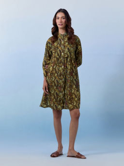 House of Fett - Koala Cotton Dress - Green