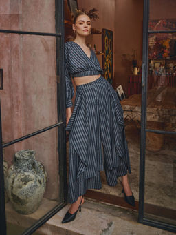 House of Fett - Vander Grey Stripe Pant