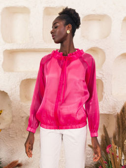 House of Fett - Vesta Bomber Jacket - Pink