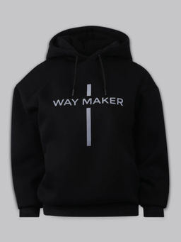 House of Fett - Way Maker Street Vibes Loose Fit Womens Hoodie - Black