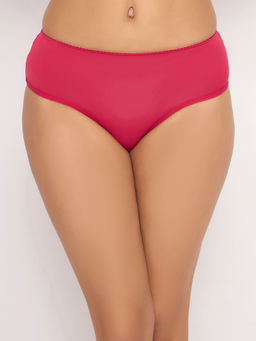 Clovia - Polyamide Medium Waist Outer Elastic Hipster Panty
