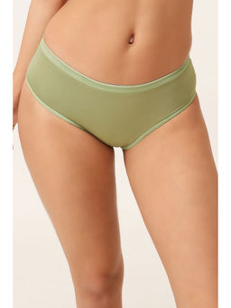 Clovia - Polyamide Medium Waist Outer Elastic Hipster Panty