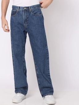 GAP - Men's Blue Solid Jeans