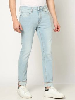 GAP - Men's Blue Solid Jeans