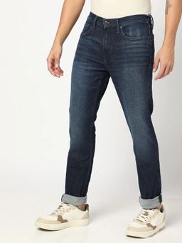 GAP - Men's Blue Solid Jeans