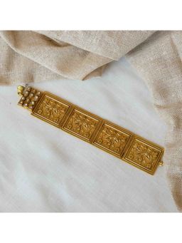 Malaiyyo - Sheesh Mahal Polki Antique Choker Necklace