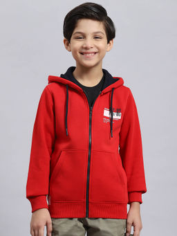 Monte Carlo - Red Printed Hoodie