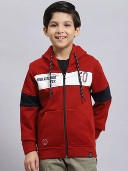 Monte Carlo - Red Printed Hoodie