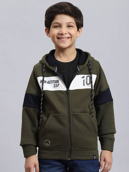 Monte Carlo - Olive Printed Hoodie