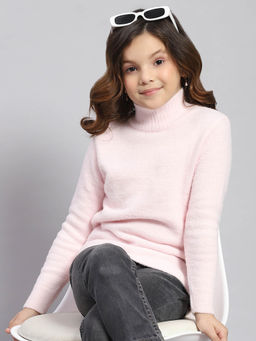 Monte Carlo - Light Pink Solid Sweatshirt