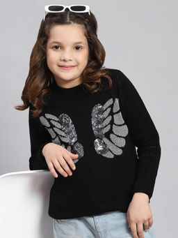 Monte Carlo - Black Embellished Sweatshirt