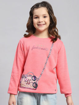 Monte Carlo - Coral Printed Sweatshirt