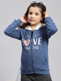 Monte Carlo - Blue Printed Hoodie