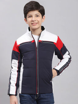 Monte Carlo - Navy Blue Colorblock Jacket