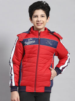 Monte Carlo - Red Printed Hood Jacket