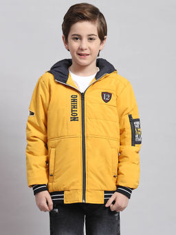 Monte Carlo - Mustard Printed Hood Jacket