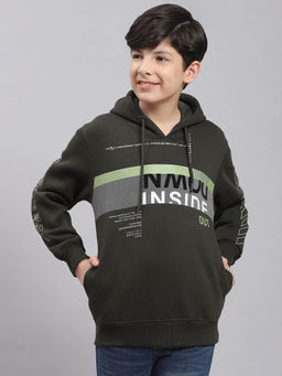 Monte Carlo - Olive Printed Hoodie