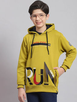 Monte Carlo - Lime Green Printed Hoodie