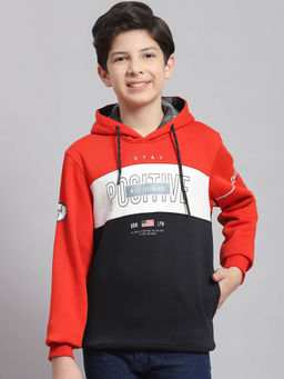 Monte Carlo - Red Printed Hoodie