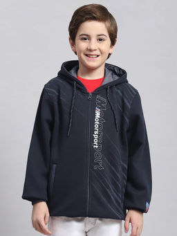 Monte Carlo - Navy Printed Hoodie