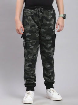 Monte Carlo - Green Printed Joggers