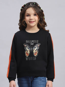 Monte Carlo - Black & Rust Printed Sweatshirt