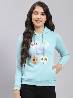 Monte Carlo - Aqua Printed Hoodie