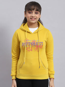 Monte Carlo - Yellow Printed Hoodie