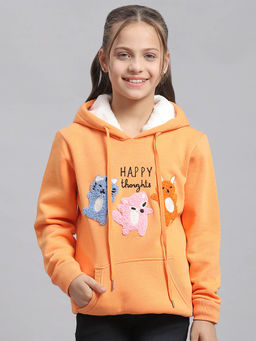 Monte Carlo - Orange Embroidered Hoodie