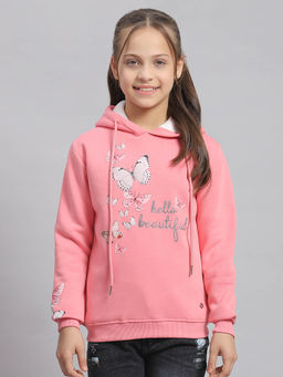 Monte Carlo - Peach Printed Hoodie