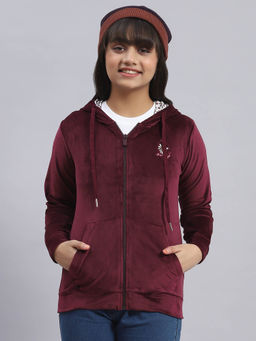 Monte Carlo - Wine Solid Hoodie