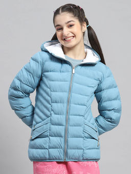 Monte Carlo - Turquoise Solid Hood Jacket