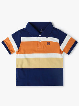 GAP - Boys Multi-Color Striped Polo T-shirt