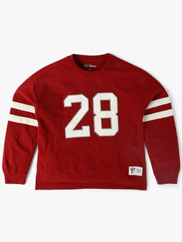 GAP - Boys Red Graphic Print Crew Neck T-Shirt