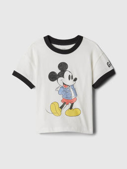 GAP - Boys White Graphic Crew Neck T-shirt