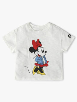 GAP - Girls White Crew Neck T-shirt