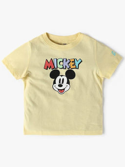 GAP - Boys Yellow Graphic Crew Neck T-shirt